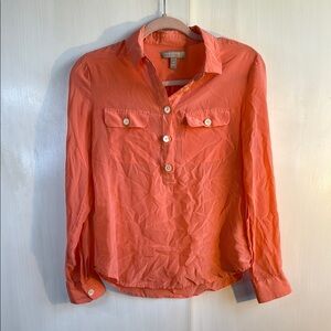 Banana Republic Silk Button-Up Shirt